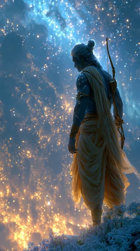 Krishna — golden glow
